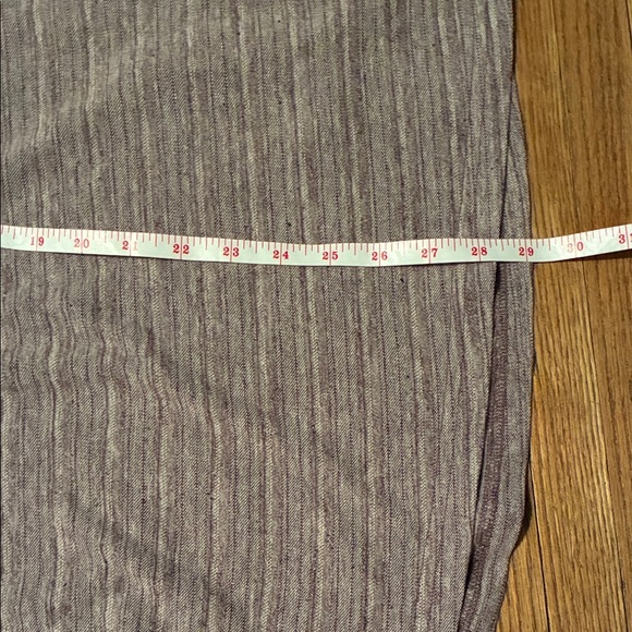 Men's Casual Gray Striped Tee - Picture 6 of 11